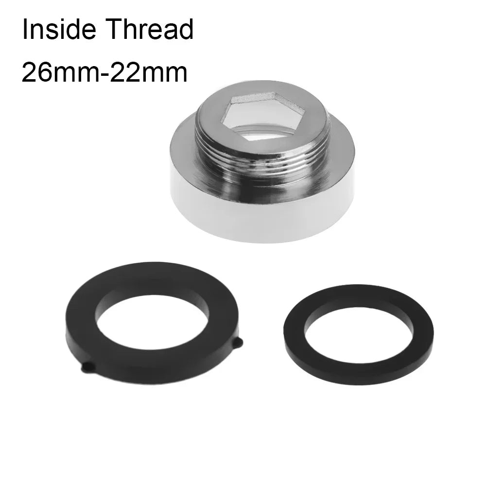 Kitchen Faucet 16/18/20/22/24/28/mm To 22mm with Washer Metal Male Female Water Saving Adapter Faucet Aerator Connector