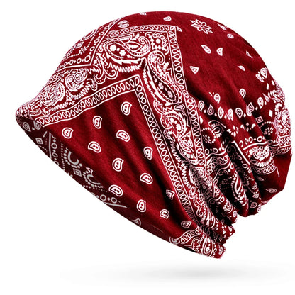 Men's and women's thin breathable hood, Sleeping cap, Air raid shelter cap, Chemotherapy hair loss cap, Outdoor sports cap