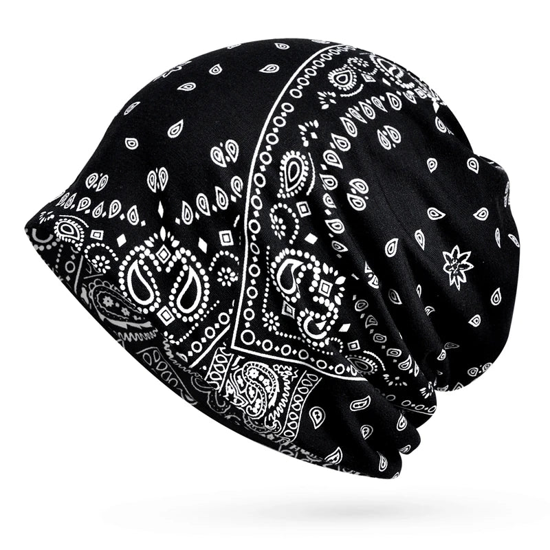 Men's and women's thin breathable hood, Sleeping cap, Air raid shelter cap, Chemotherapy hair loss cap, Outdoor sports cap