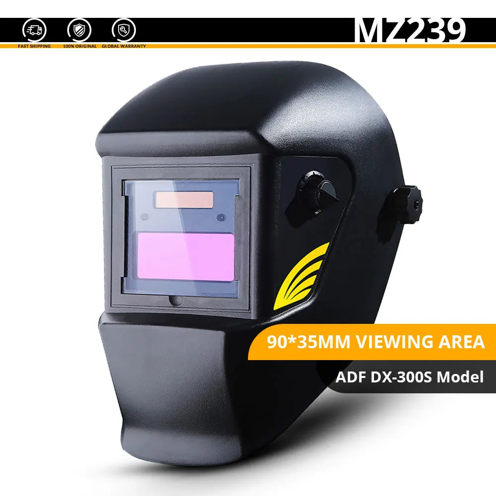 DEKO Welding Helmet Solar Powered Auto-Darkening Hood with Adjustable Shade Range 4/9-13 for MIG MMA Arc Welder Mask New Design