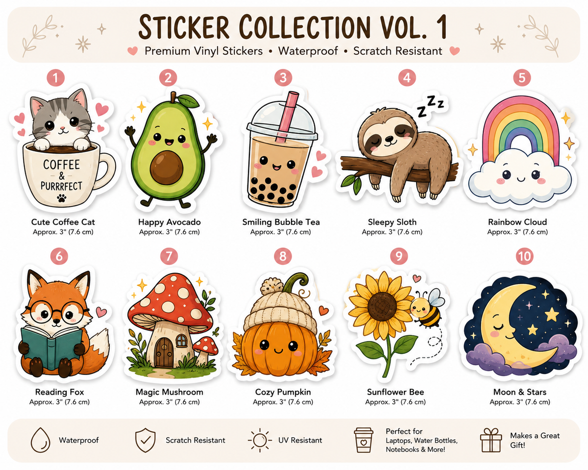 "Stickers collection vol.1.2-Digital Download "