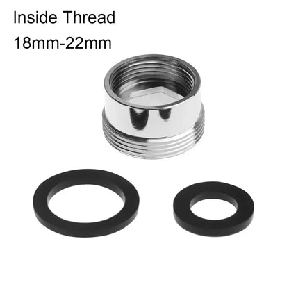 Kitchen Faucet 16/18/20/22/24/28/mm To 22mm with Washer Metal Male Female Water Saving Adapter Faucet Aerator Connector