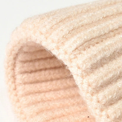 Knitted Hat for Men & Women Caps Wool Fashion Simple Warm Skullies Beanies Solid Autumn Winter Beanie Cap Trendy Style