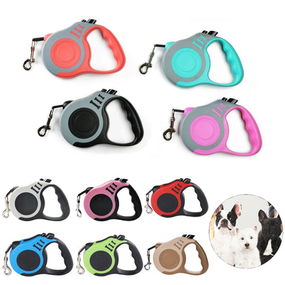 5m Dog Leash Strong Nylon Puppy Lead For Small Medium Large Dogs Cats Automatic Retractable Durable Yorkshire Pet Supplies