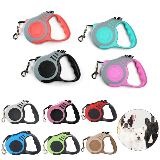5m Dog Leash Strong Nylon Puppy Lead For Small Medium Large Dogs Cats Automatic Retractable Durable Yorkshire Pet Supplies