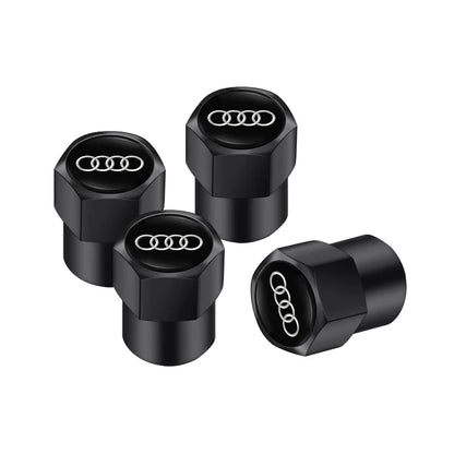 Audi Car Tire Wheel Valve Caps Cover/Car Key Chain Ring Keychain For Audi Sline A1 A2 A3 A4 A5 A6 A7 A8 Q1 Q2 Q3 Q4 Q5 Q6 Q7 Q8