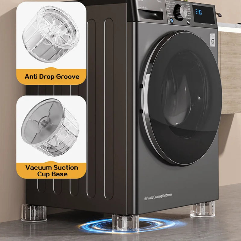 Large Household Appliances Anti Vibration Pads Lifting Rubber Feet Washing Machine Support Dampers Stand Furniture ﻿