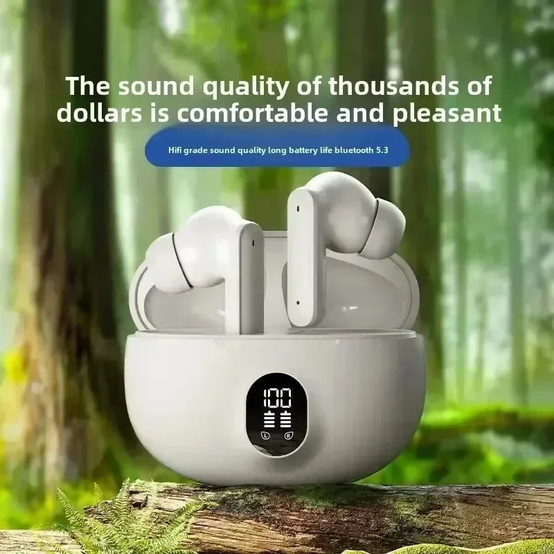 NEW Headset TWS Wireless Headphones Game Bluetooth Headphones with Microphone Noise Reduction High Fidelity Bass Earphones