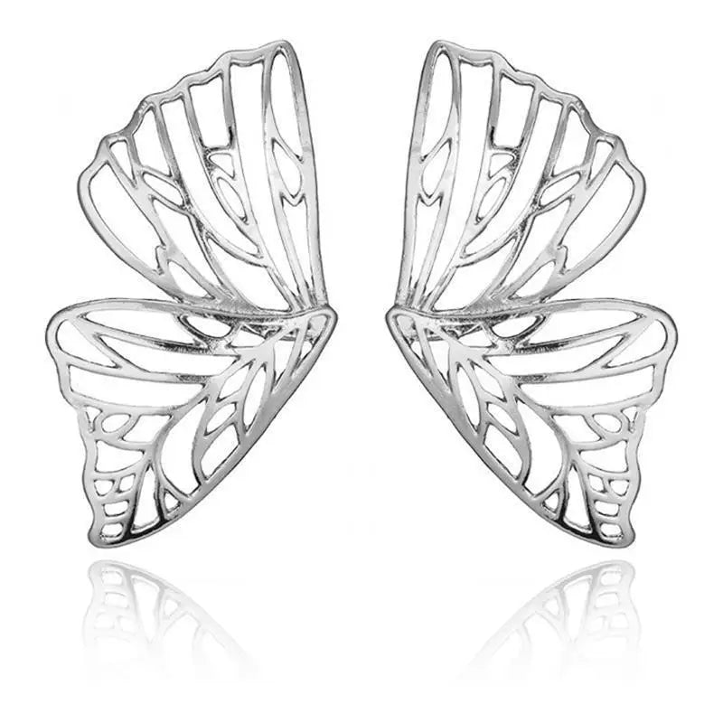 925 Silver Needle Korean Big Elegant Earrings For Woman Metal Jewelry 2026 Trending Vintage Geometric Women's Earrings Z40