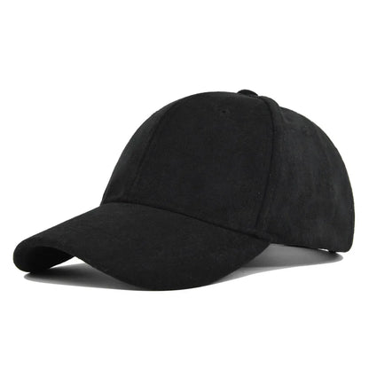 Fashion Baseball Caps For Men Women Autumn Winter Solid Retro Snapback Hip Hop Hat Unisex Street Adjustable Sun Visor Caps