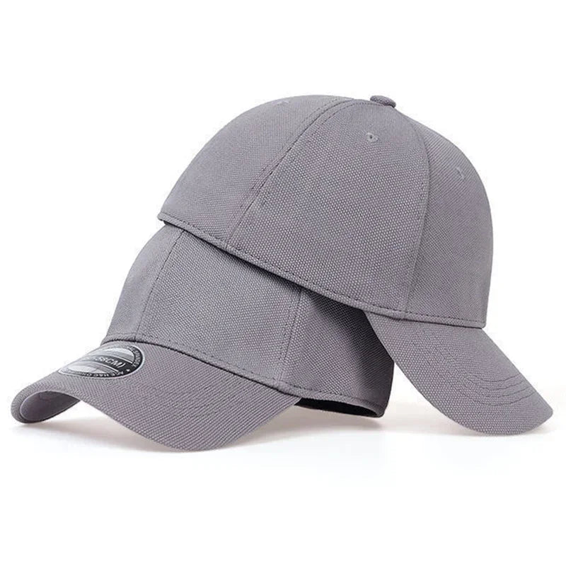 High Quality Baseball Cap Man Fitted Closed Full Cap Mesh Cap Outdoor Breathable Sports Cotton Sun Male TruckerHat Gorras Hombre