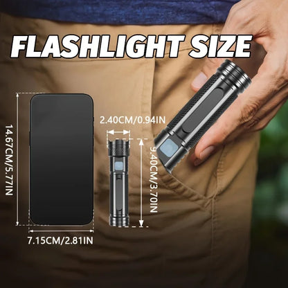 USB Rechargeable Mini UV Flashlight Multifunctional Black Light Lamp UV Torch for Pet Urine Stains Scorpions Resin Curing
