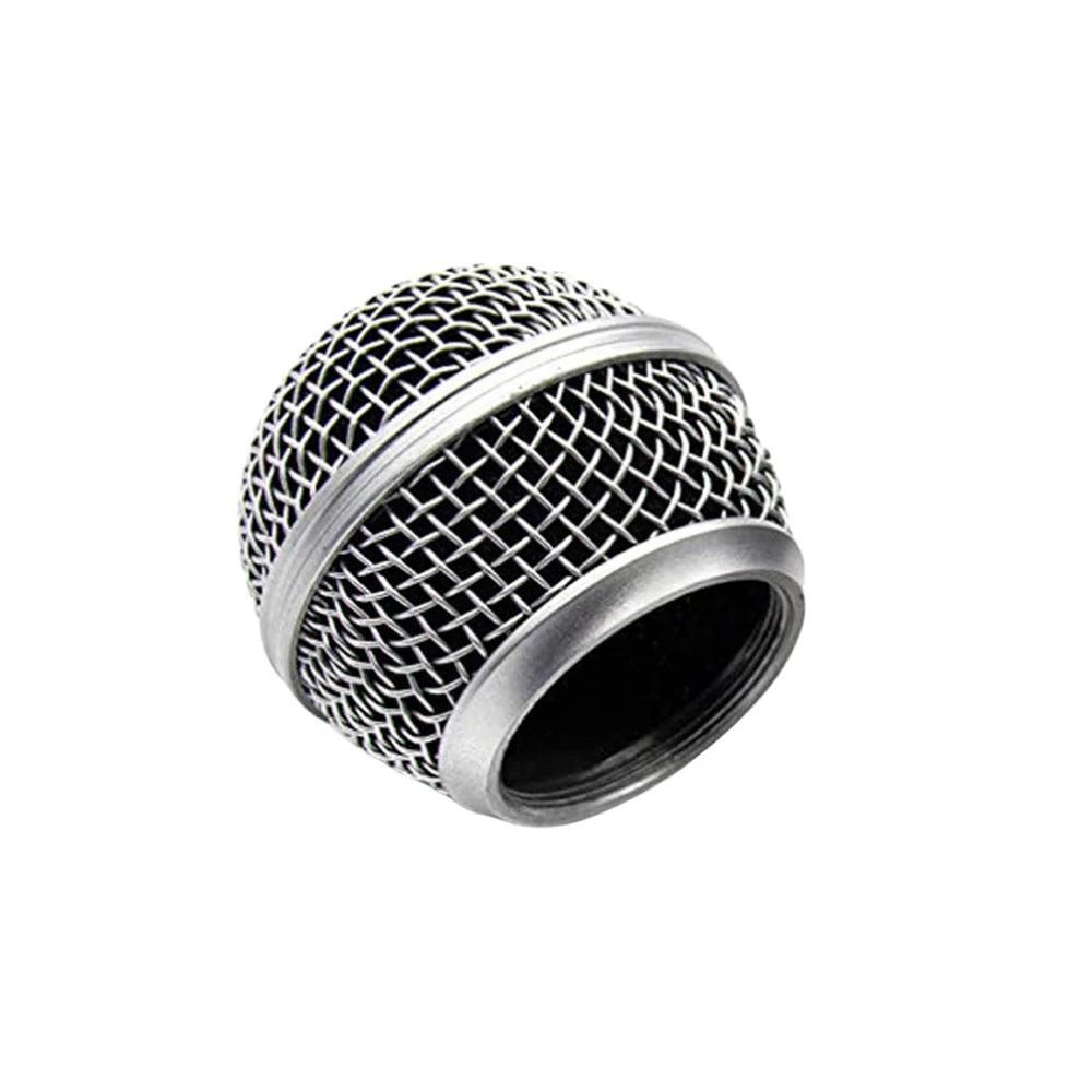 Microphone Grill Ball Mic Grille Cover Head  Replacement For SM58 Wireless Mic