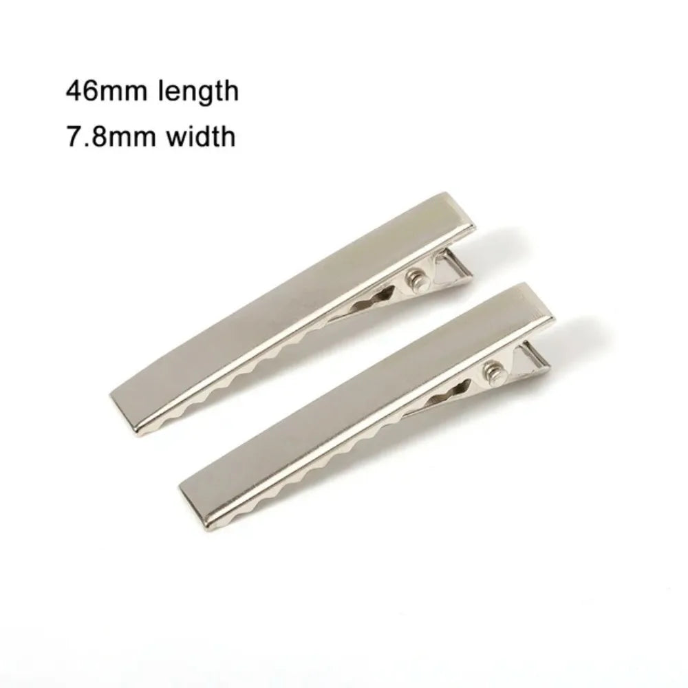 50Pcs High Quality Metal Hair Alligator Clips Accessories for DIY Jewelry Hairpins Barrette Ornament Women Hair Styling Tool