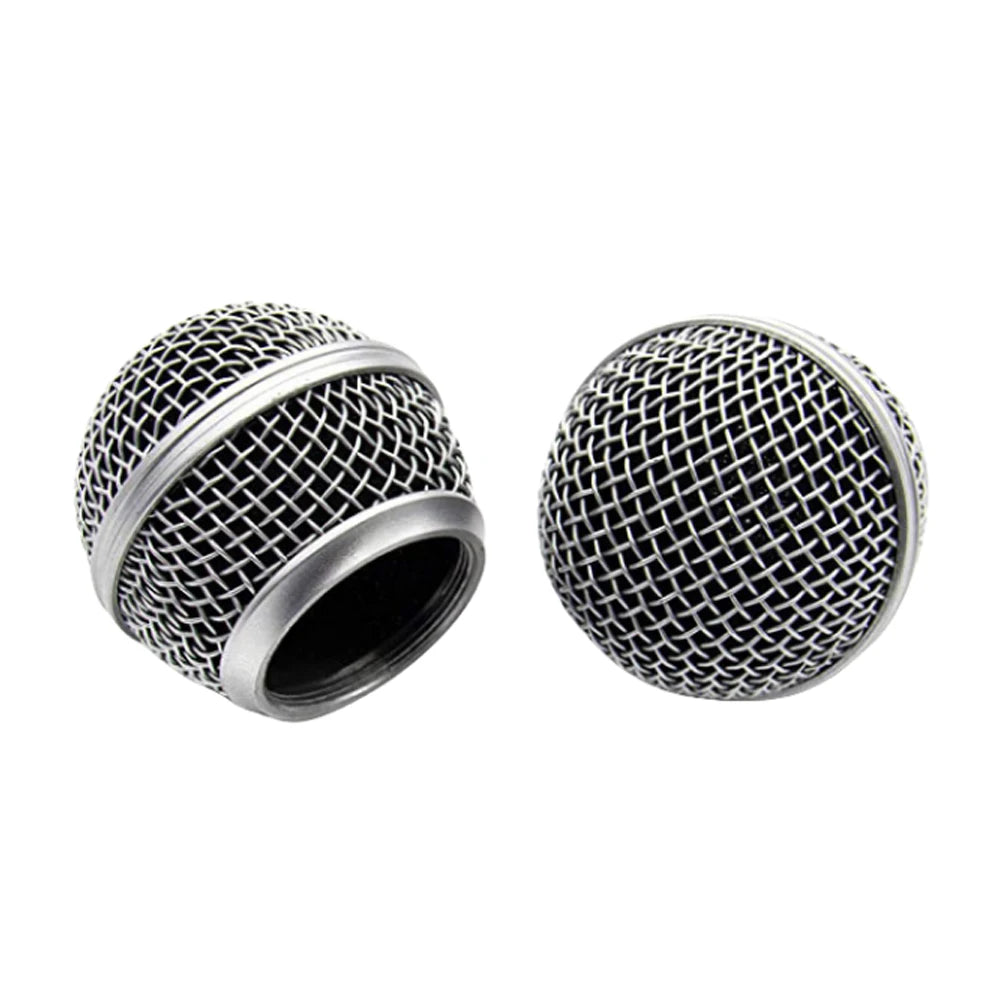 Microphone Grill Ball Mic Grille Cover Head  Replacement For SM58 Wireless Mic