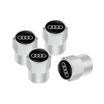 Audi Car Tire Wheel Valve Caps Cover/Car Key Chain Ring Keychain For Audi Sline A1 A2 A3 A4 A5 A6 A7 A8 Q1 Q2 Q3 Q4 Q5 Q6 Q7 Q8