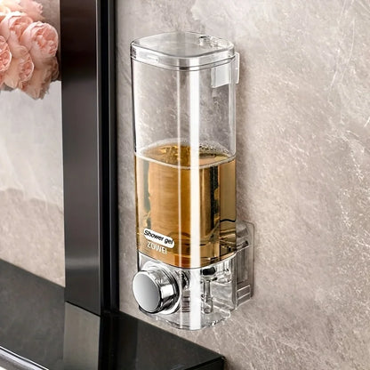 Wall Mounted Soap Dispenser with No Need for Drilling Installation, Bathroom and Kitchen Storage Organizer, Easy To Install