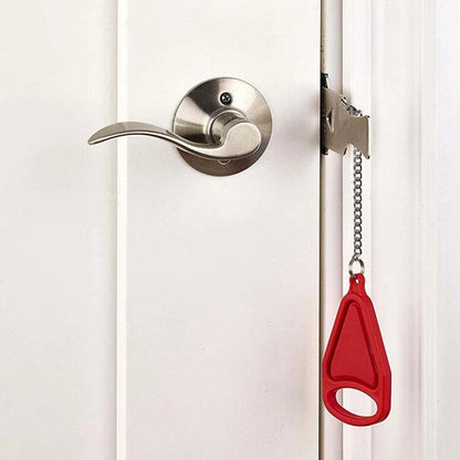 Portable Door Lock For Travel Hotel Self-Defense Door Stop Accommodation Door Stopper Door Lock Anti-theft Security Door Latch