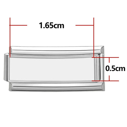 1PCS Photo Pictures Personalized Customized Italian Charms Link Fit 9mm Stainless Steel Bracelets Family Pets Image Custom Gifts