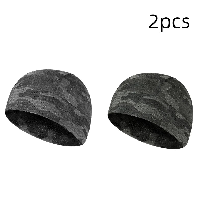 Cooling Skull Cap Helmet Lining Breathable Sweat Wicking Cycling Sports Running Hat Comfortable Outdoor Hiking Cap Quick Dry Cap
