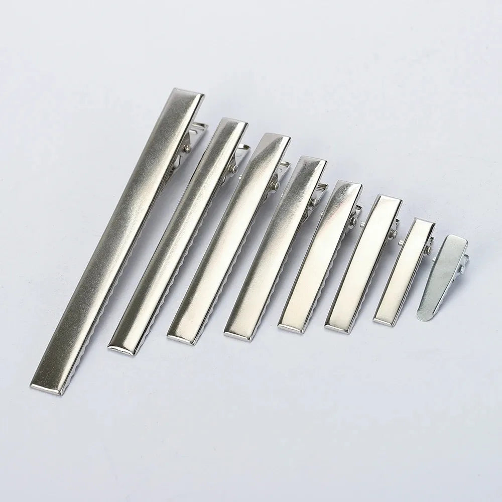 50Pcs High Quality Metal Hair Alligator Clips Accessories for DIY Jewelry Hairpins Barrette Ornament Women Hair Styling Tool