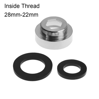 Kitchen Faucet 16/18/20/22/24/28/mm To 22mm with Washer Metal Male Female Water Saving Adapter Faucet Aerator Connector