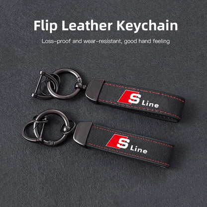 Audi Car Tire Wheel Valve Caps Cover/Car Key Chain Ring Keychain For Audi Sline A1 A2 A3 A4 A5 A6 A7 A8 Q1 Q2 Q3 Q4 Q5 Q6 Q7 Q8
