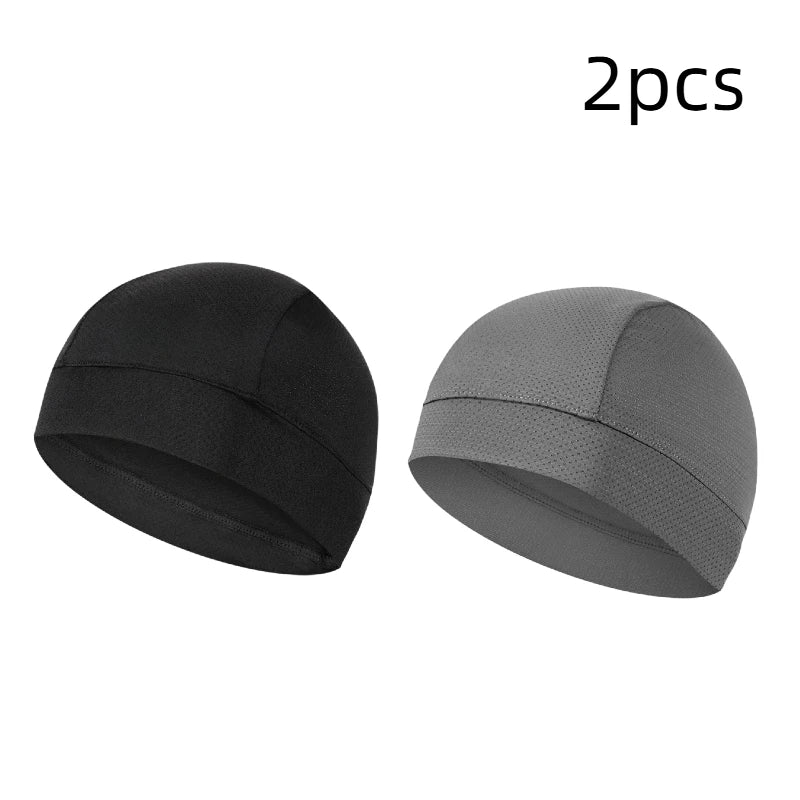 Cooling Skull Cap Helmet Lining Breathable Sweat Wicking Cycling Sports Running Hat Comfortable Outdoor Hiking Cap Quick Dry Cap