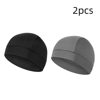 Cooling Skull Cap Helmet Lining Breathable Sweat Wicking Cycling Sports Running Hat Comfortable Outdoor Hiking Cap Quick Dry Cap