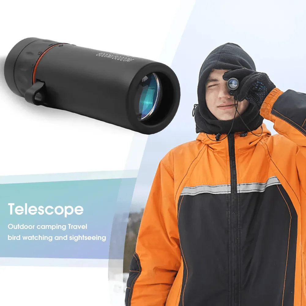 Adult Professional HD  Monocular Pocket Mini Portable Telescope for Outdoor Camping Hunting Hiking Sports
