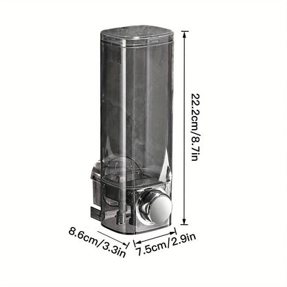 Wall Mounted Soap Dispenser with No Need for Drilling Installation, Bathroom and Kitchen Storage Organizer, Easy To Install
