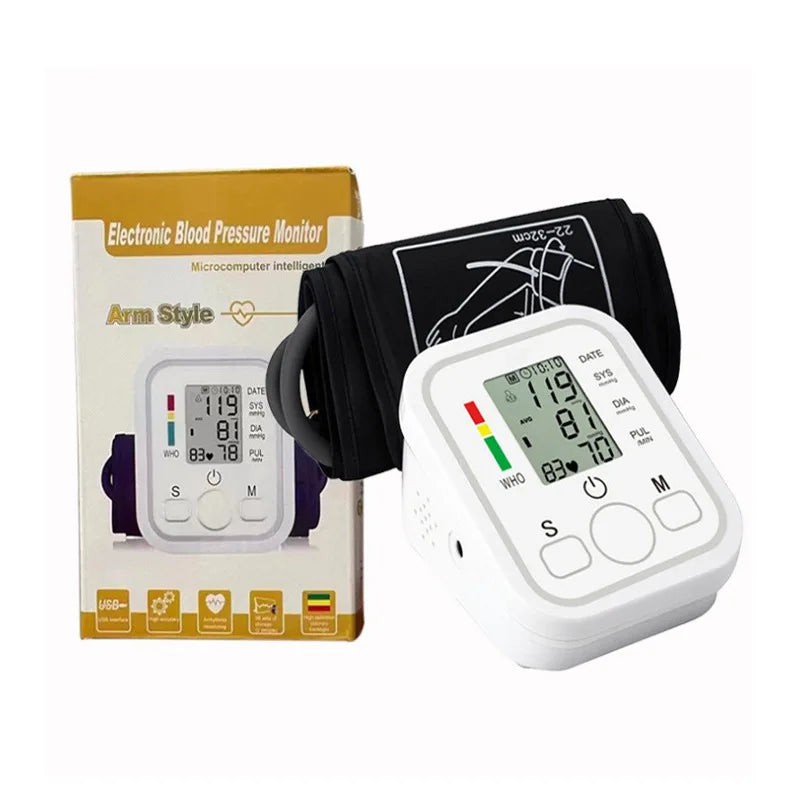 Electronic Blood Pressure Monitor Arm Type Blood Pressure Measuring Instrument, Medical Grade Automatic Blood Pressure Monitorin