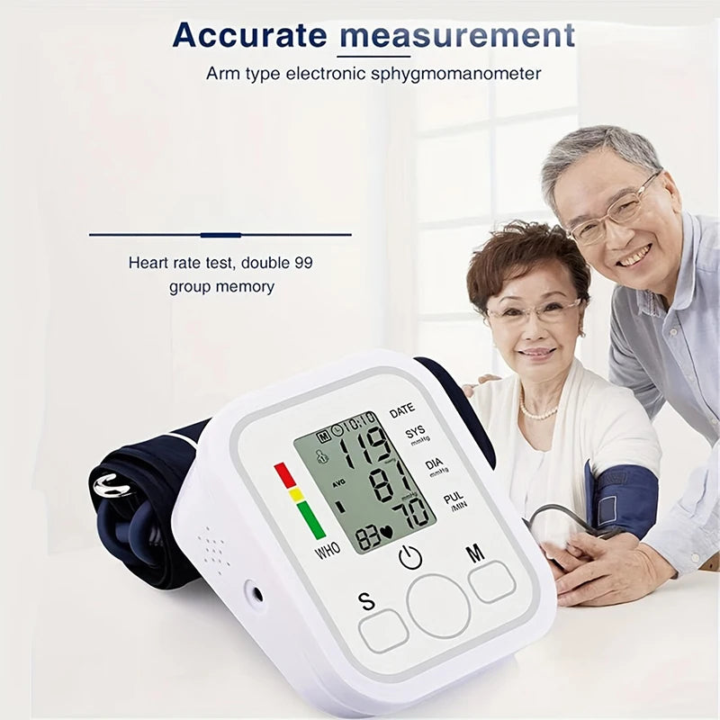 Electronic Blood Pressure Monitor Arm Type Blood Pressure Measuring Instrument, Medical Grade Automatic Blood Pressure Monitorin