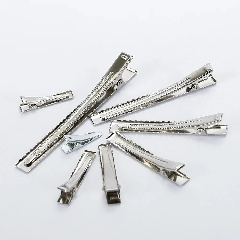 50Pcs High Quality Metal Hair Alligator Clips Accessories for DIY Jewelry Hairpins Barrette Ornament Women Hair Styling Tool