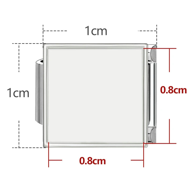 1PCS Photo Pictures Personalized Customized Italian Charms Link Fit 9mm Stainless Steel Bracelets Family Pets Image Custom Gifts
