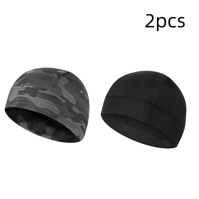Cooling Skull Cap Helmet Lining Breathable Sweat Wicking Cycling Sports Running Hat Comfortable Outdoor Hiking Cap Quick Dry Cap