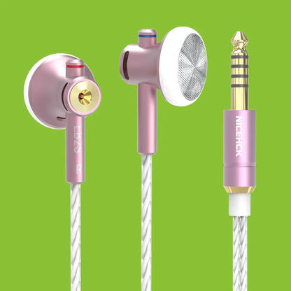 NICEHCK EB2S HiFi Wired Earbuds – 15.4mm Dynamic Driver, 3.5mm/4.4mm