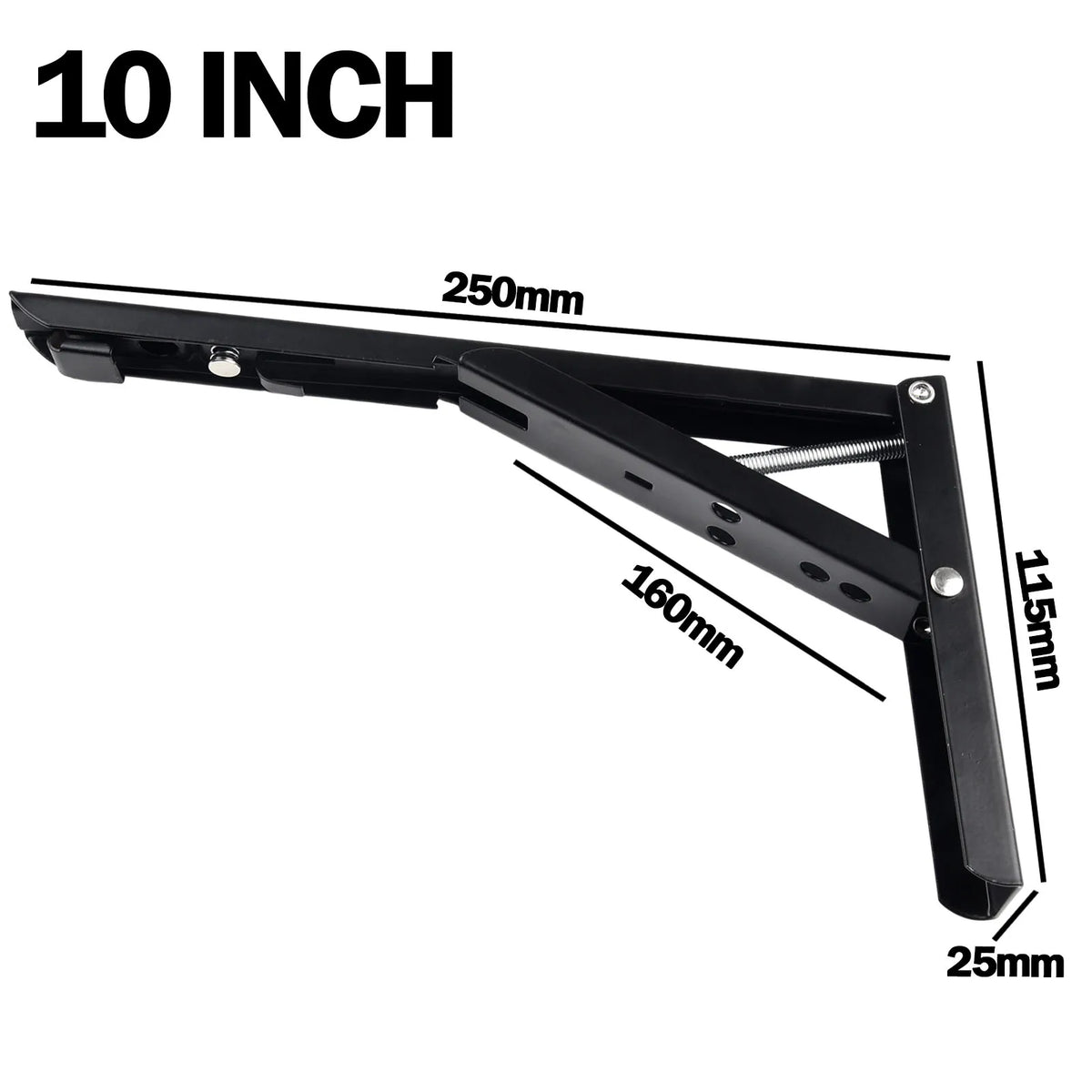 Adjustable Shelf Triangle Bracket Wall Mounted Folding Angle Bracket Heavy Duty Metal DIY Collapsible Shelf Hinge Etrack Parts