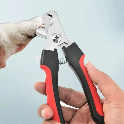 Pet Nail Clippers with Sickle Large Dog Nail Clippers Stainless Steel Grooming Scissors Nail Clippers Multifunctional Teddy Cat