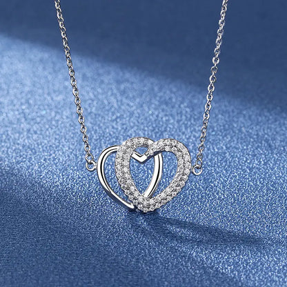 NEW 925 Sterling Silver Necklace For Women Round Pendent Sparkling Pave CZ Necklace Fashion Anniversary Birthday Jewelry Gifts