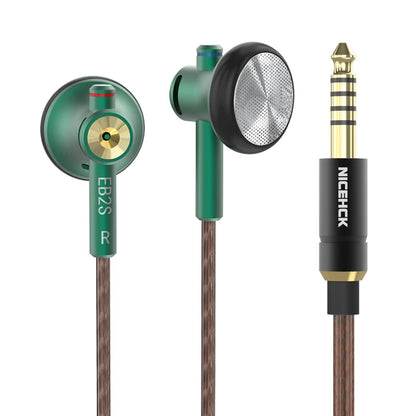 NICEHCK EB2S HiFi Wired Earbuds – 15.4mm Dynamic Driver, 3.5mm/4.4mm