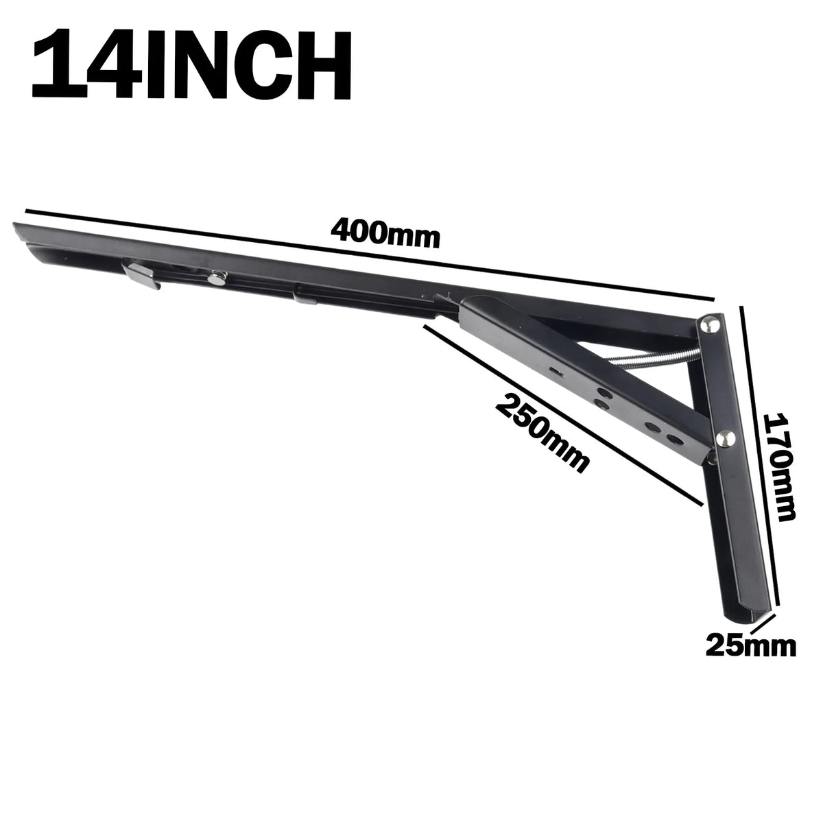 Adjustable Shelf Triangle Bracket Wall Mounted Folding Angle Bracket Heavy Duty Metal DIY Collapsible Shelf Hinge Etrack Parts