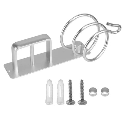 NEW Hair Dryer Holder Organized Rack Wall Mounted Hair Straightener stand Bathroom Shelf Storage Shelves Accessories Shelves