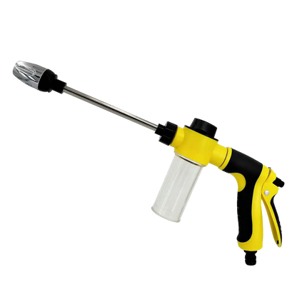 Portable High-Pressure Water Gun Adjustable Metal Cleaning Car Wash Machine Garden Watering Hose Nozzle Sprinkler Foam Water Gun