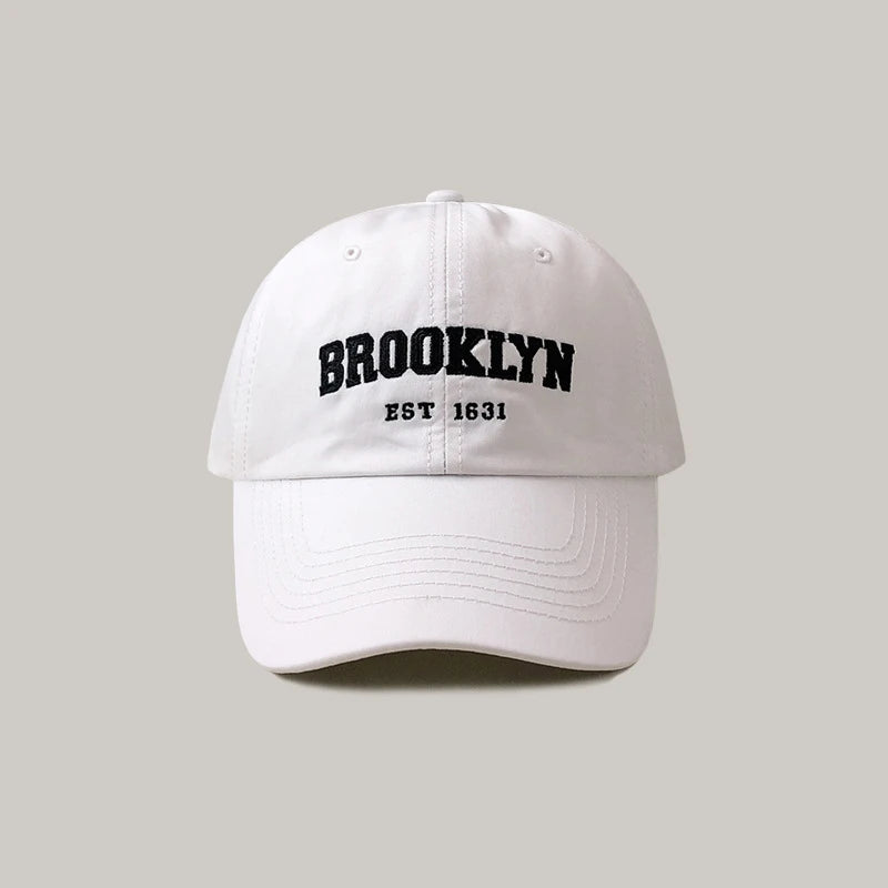 JK Korean Letters Embroidered Baseball Cap For Men Women Hip Hop Dad Trucker Visors Hat Casual Sports Running Cap Streetwear